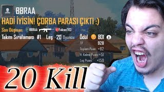 BARIŞ BRA Vs SQUAD - 20 Kill Pubg Mobile