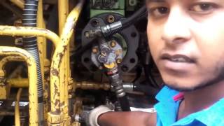 Hydraulic Excavator MS 110 main reliaf  valve trouble