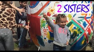 Катя и Лиза гуляют: Страна Развлечений #Країнарозваг ВДНХ Киев