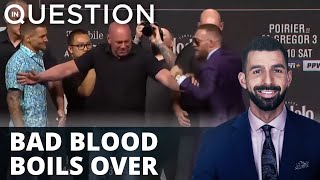 UFC 264: McGregor-Poirier 'bad blood' boils over