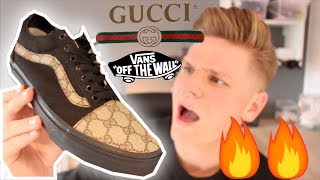 CUSTOM GUCCI OLD SKOOL VANS