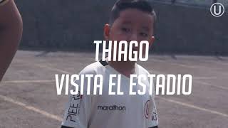 Thiago visita el Monumental
