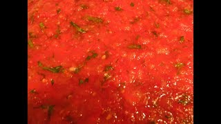 ВКУСНАЯ НЕ ОСТРАЯ АДЖИКА/ЗАГОТОВКА НА ЗИМУ/ИЗ ПОМИДОРОВ/ТОМАТОВ/БЕЗ ЗАКАТКИ/РЕЦЕПТ/КАК ПРИГОТОВИТЬ