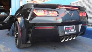 corvette stingray flowmaster outlaw exhaust
