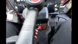 Branson 5020c Rotor tilling garden.