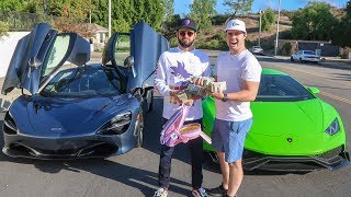 CASH RACE - Mclaren 720s vs Supercharged Lamborghini Huracan!