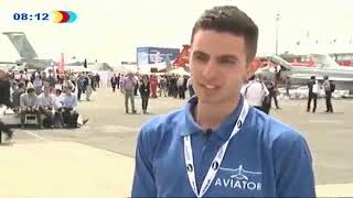Победители конкурса "Авиатор 2019" на 53-м Международном аэрокосмическом салоне "Ле-Бурже – 2019"