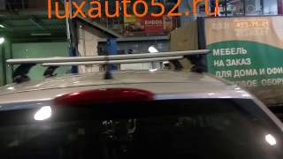 Багажник на крышу "LUX" с дугами аэро для а/м Ssang Yong Action 2010-