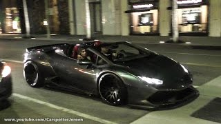Liberty Walk Lamborghini Huracan Spyder w/ Fabspeed exhaust!