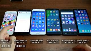 Сравнение скорости запуска приложений и игр iPhone, Xiaomi, Meizu. Тест аккумуляторов