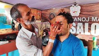 Manoj Master Unique Head Massage with Neck Cracking | Indian Massage