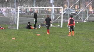 Målvaktsträning Enskede IK P01 - Goalkeeper training football/soccer