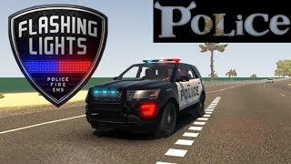 Flashing lights: police simulator!!!