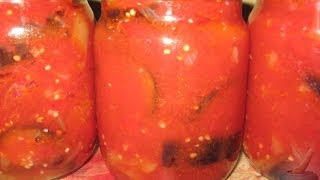 Консервация болгарский овощной салат манжо на зиму