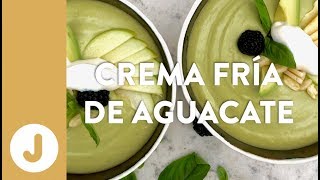 CREMA FRÍA DE AGUACATE Y MANZANA VERDE - Juan Llorca