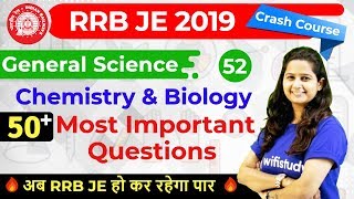 9:30 AM - RRB JE 2019 | GS by Shipra Ma'am | 50 Most Important Questions