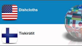 Learn Finnish = Topic = Miscellaneous manufactured textile articles