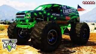 GTA 5 LIBERATING Mount Chiliad | Epic GTA Online Monster Truck Climb | Grand Theft Auto V