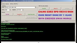 Calme C252 SPD 6531E User Code Reset Done By 1 click With CM2SCR