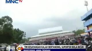 KERUSUHAN SUPPORTER PERSIBAS BANYUMAS VS PSCS CILACAP