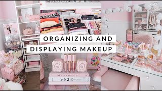 HOW I ORGANIZE AND DISPLAY MY MAKEUP! ?