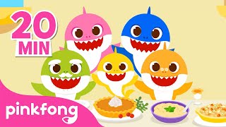 ¡Es el Día de Acción de Gracias! | Tiburón Bebé@Baby Shark en español Pinkfong Canciones Infantiles