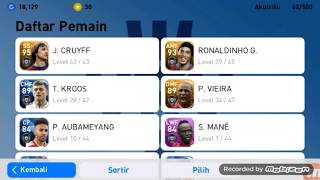 1. Johan Cruyff Max Level Pes 2019 Mobile