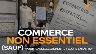 Le commerce «non essentiel» subit le confinement de plein fouet