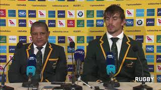 Springboks post match press conference