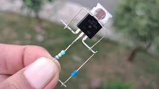 DIY AUTO ON/OFF LIGHT CIRCUIT WITH TRIAC BT136
