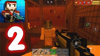 Pixel Gun 3D - Gameplay Walkthrough Part 2 - Pixelated World: Levels 6 - 9 iOS / Android