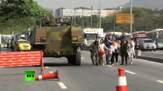 В Рио-де-Жанейро завязалась перестрелка между военными и преступной бандой