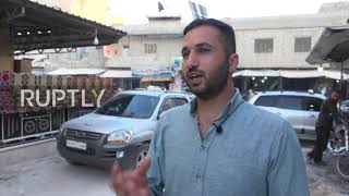 Syria: Idlib locals flock to markets ahead of Eid al-Adha festivities