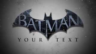 Template #34 - Batman Arkham origins intro (After Effects)