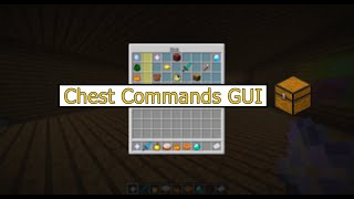 настройка плагина chestcommands для команд /donate,/menu