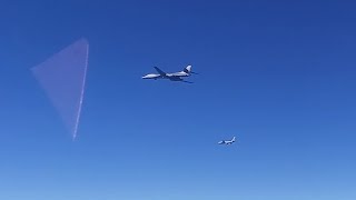 Сопровождение B-1В ВВС США российскими самолетами над Беринговым морем