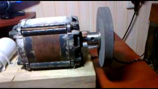 самодельное електротичило (наждак) / homemade electro sharpener