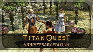 Titan Quest - Anniversary Edition + Ragnarok.  Женское прохождение игры #1