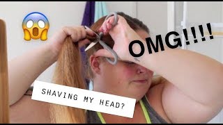 DRAMATIC HAIR CUT - Shaving My Head?