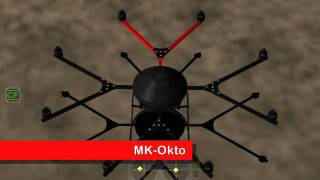MikroKopter models in AeroSIM RC