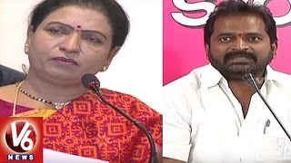 TRS Leaders Counters On Congress Leaders Over Palamuru-Rangareddy Lift Irrigation Project | V6 News