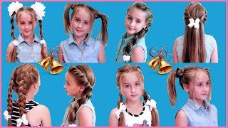 Топ 10 Прически в Школу на Каждый день