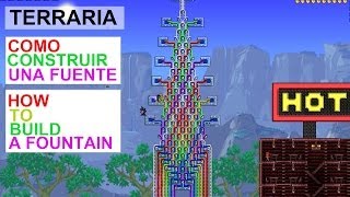YP - Terraria - " Cómo construir una fuente / How to build a fountain " by Schallfalke
