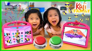 iPad Games like 100 Buttons and Pop It Games with Emma and Kate!