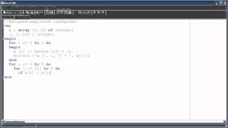 Программирование на языке Pascal. Урок 10. Практика.