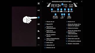 Traduction en français de l'application dji go 4