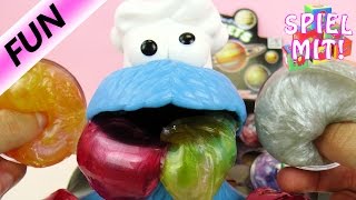 PLAY DOH KRÜMELMONSTER WILL SCHLEIM PLANETEN FRESSEN Deutsch - Putty Planets