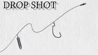 Рыболовные Узлы - Dropper Loop Knot для оснастки Drop Shot