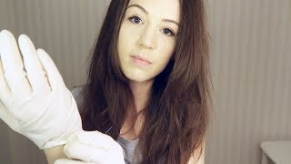 ASMR Latex gloves // Head and ear touching