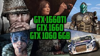 GTX 1060 6GB vs GTX 1660 vs GTX 1660 Ti - Pascal vs Turing mid-range [1080p maxed - 7 games]